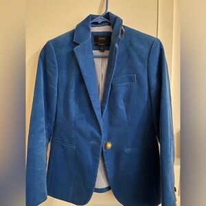 J. Crew Campbell Blazer Blue Corduroy GUC